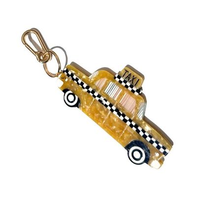 Solar Eclipse Taxicab Bag Charm + Keychain