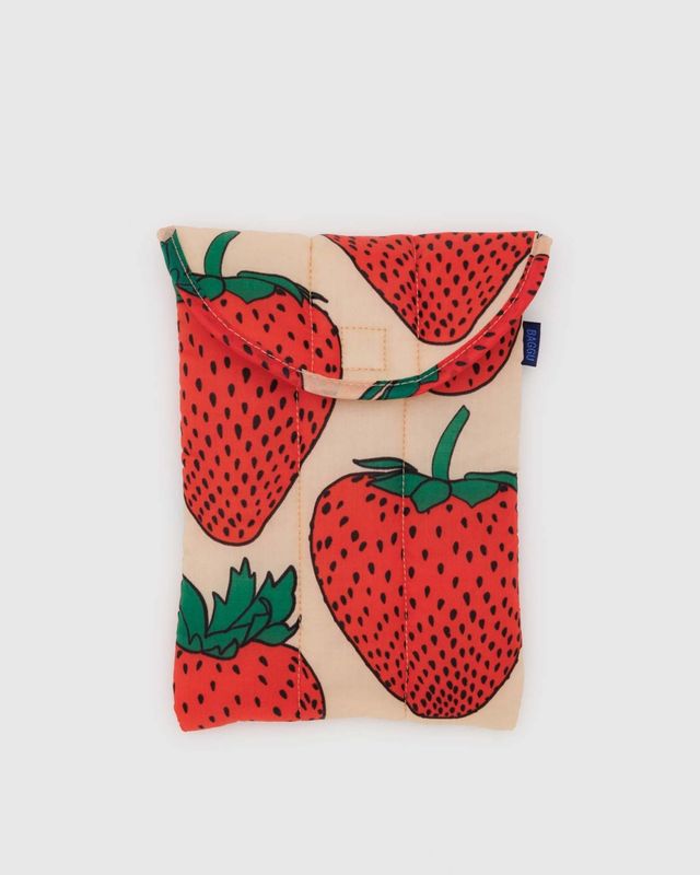Baggu Puffy Tablet Sleeve 8&quot; Strawberry