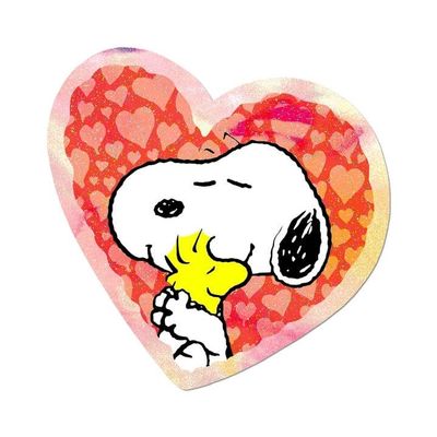 Holo Heart Snoopy By Peanuts Sticker