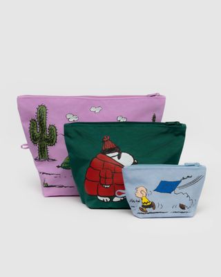 Baggu Go Pouch Set Peanuts