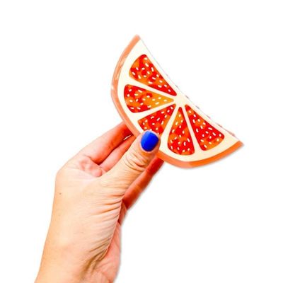Jenny Lemons Xl Grapefruit Slice Hair Claw