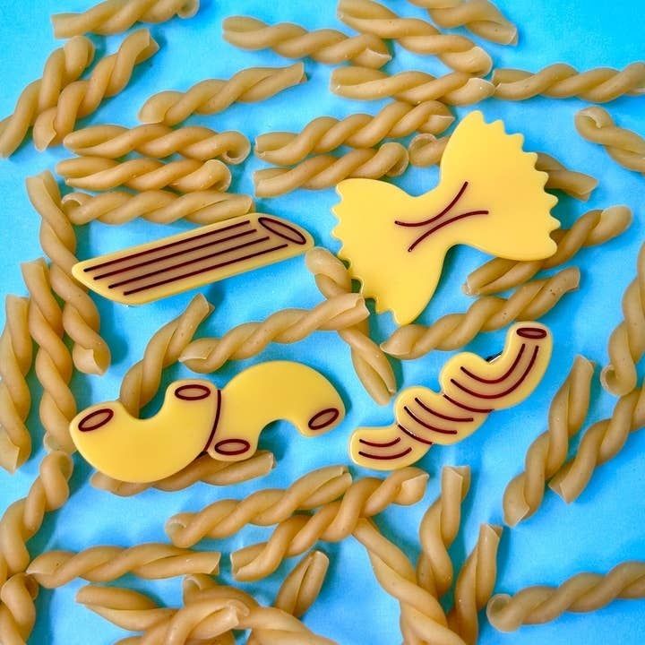 The Peach Fuzz Noodle Mix Hair Clip Set