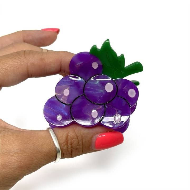 Rainbow Unicorn Glorious Grapes Hair Claw