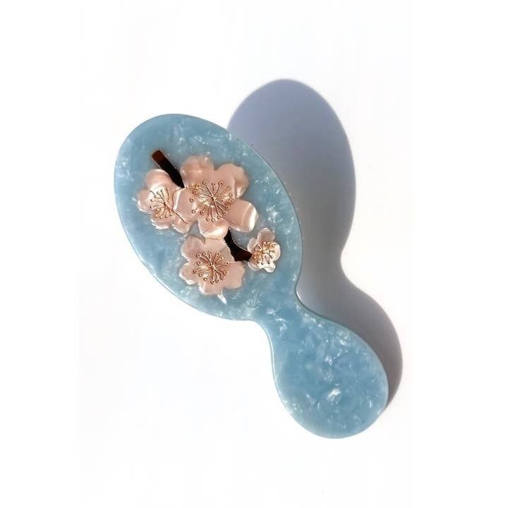 Solar Eclipse Handbag Brush Cherry Blossom
