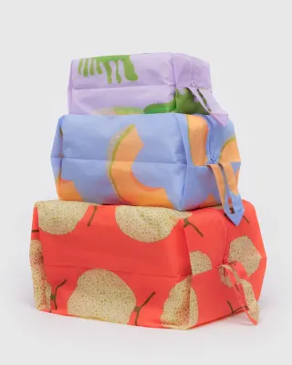 3D Zip Set Japanese Produce