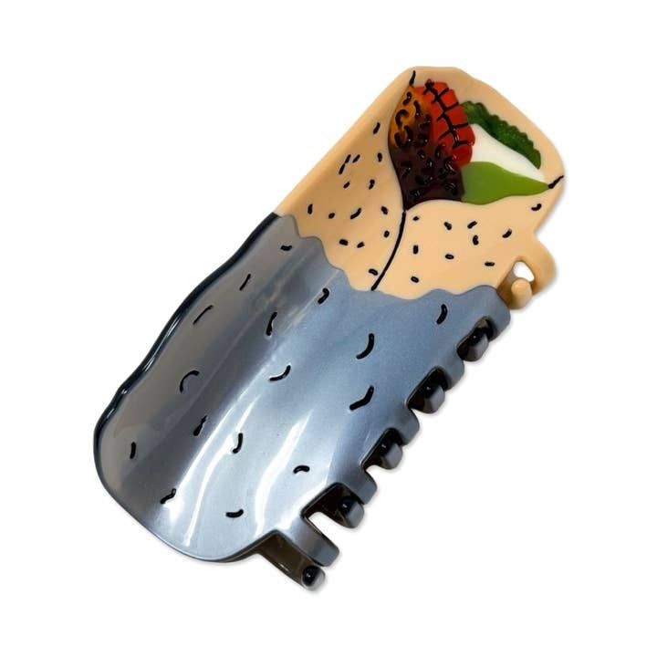 Jenny Lemons Mission Burrito Hair Claw