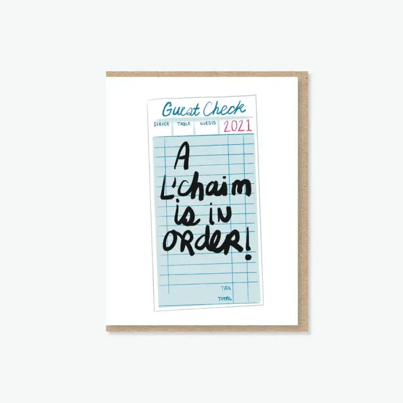 L&#39;chaim Is in Order! Card
