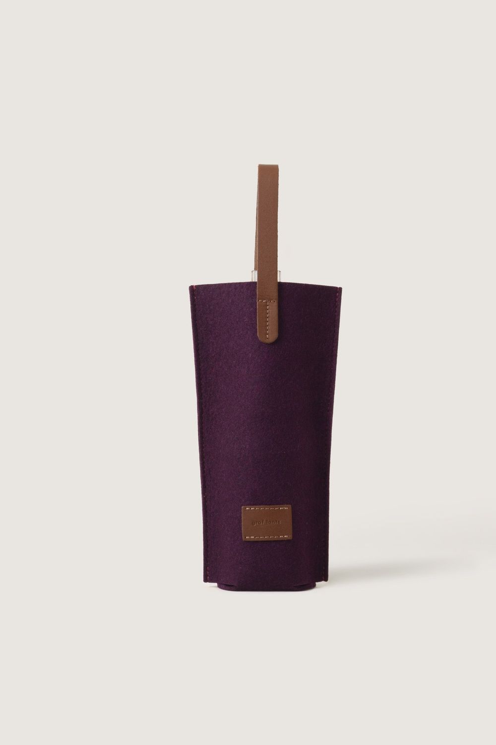 Graf &amp; Lantz Cozy Carrier Solo Felt Aubergine