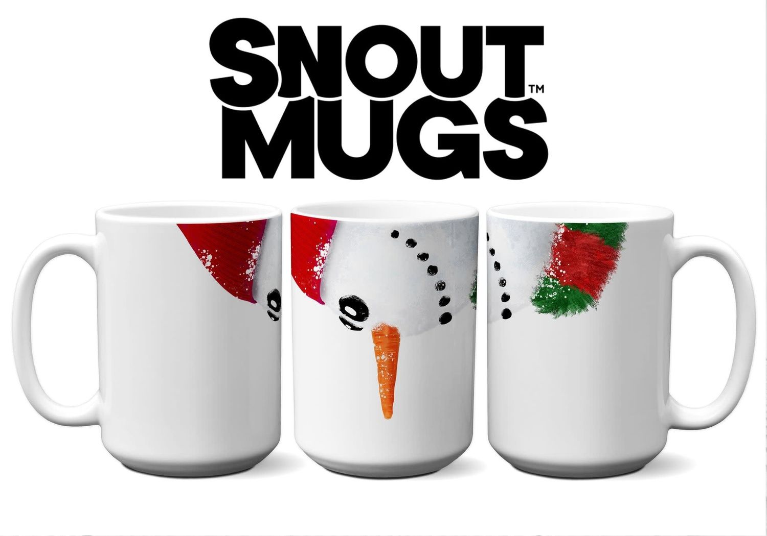Snowman Snout Mug - 15 oz