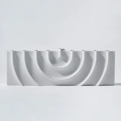 Logifaces Ripple Menorah Large Ash