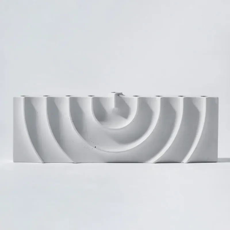 Logifaces Ripple Menorah Large Ash