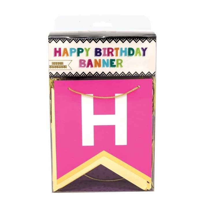 Party Partners Bold &amp; Bright Birthday Banner