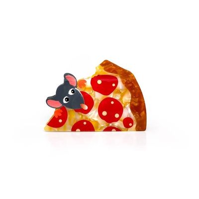 Rainbow Unicorn Pizza Rat Hair Claw