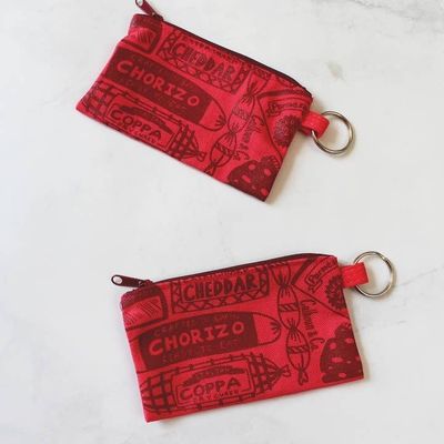 Calhoun &amp; Co. NY Zipper Card Pouch Charcuterie