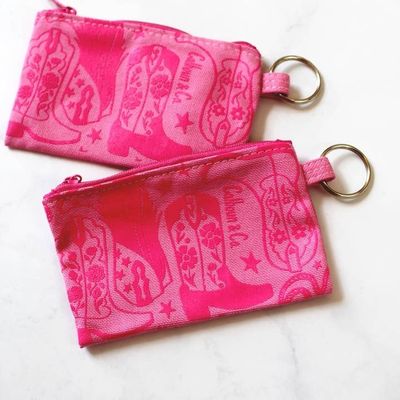 NY Zipper Card Pouch Howdy Cowgirl