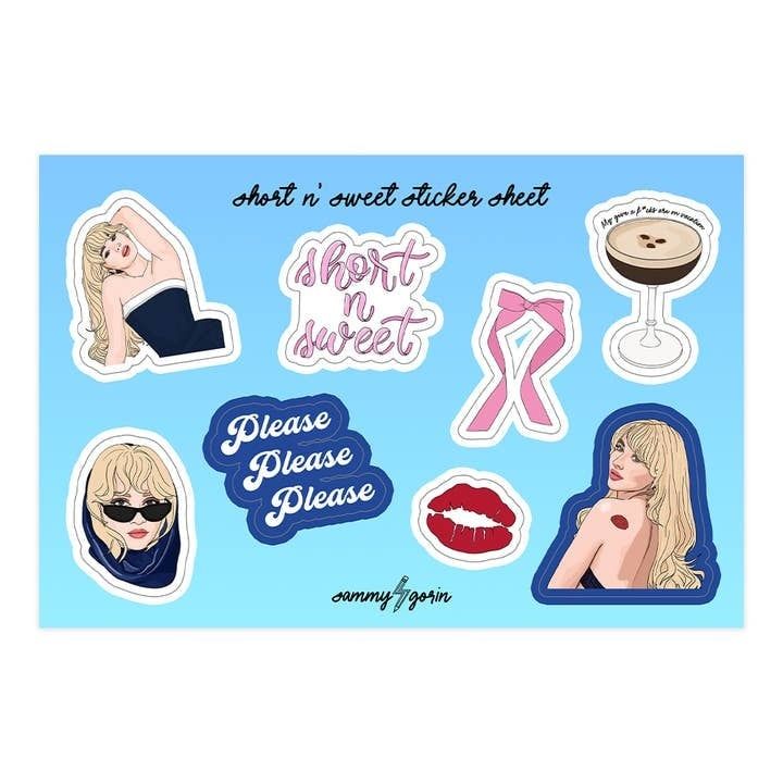 S &amp; S Sticker Sheet