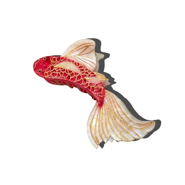 Solar Eclipse Koi Fish Hair Claw