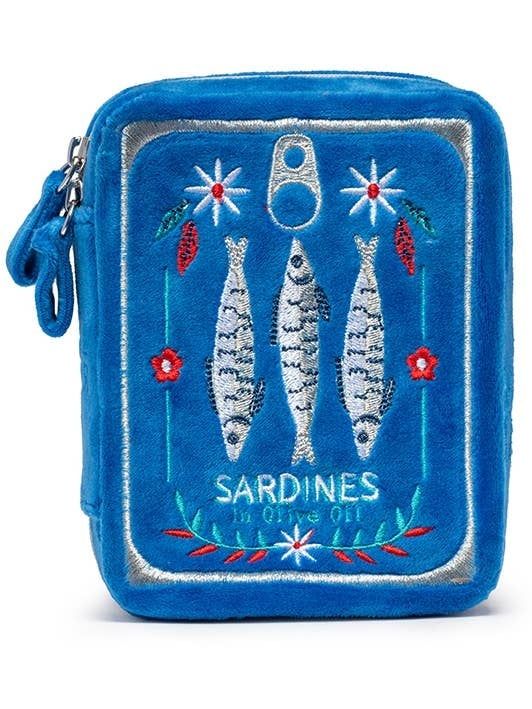 Living Royal Jewelry Case Sardine Can Blue