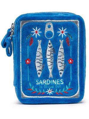 Living Royal Jewelry Case Sardine Can Blue