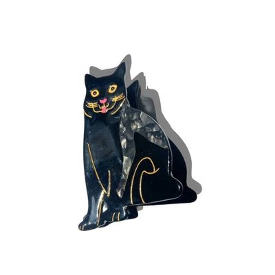 Solar Eclipse Black Cat Hair Claw