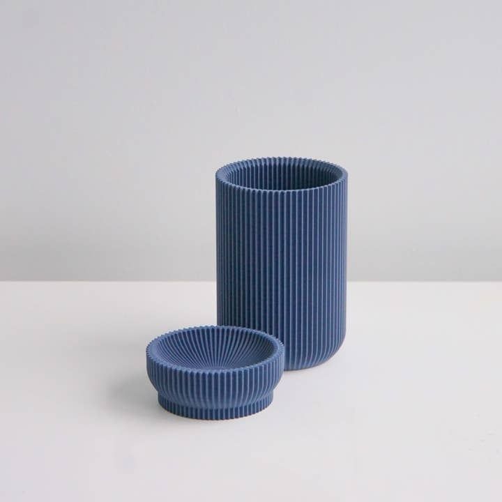 Conifer Larch Stacking Containers Midnight Blue