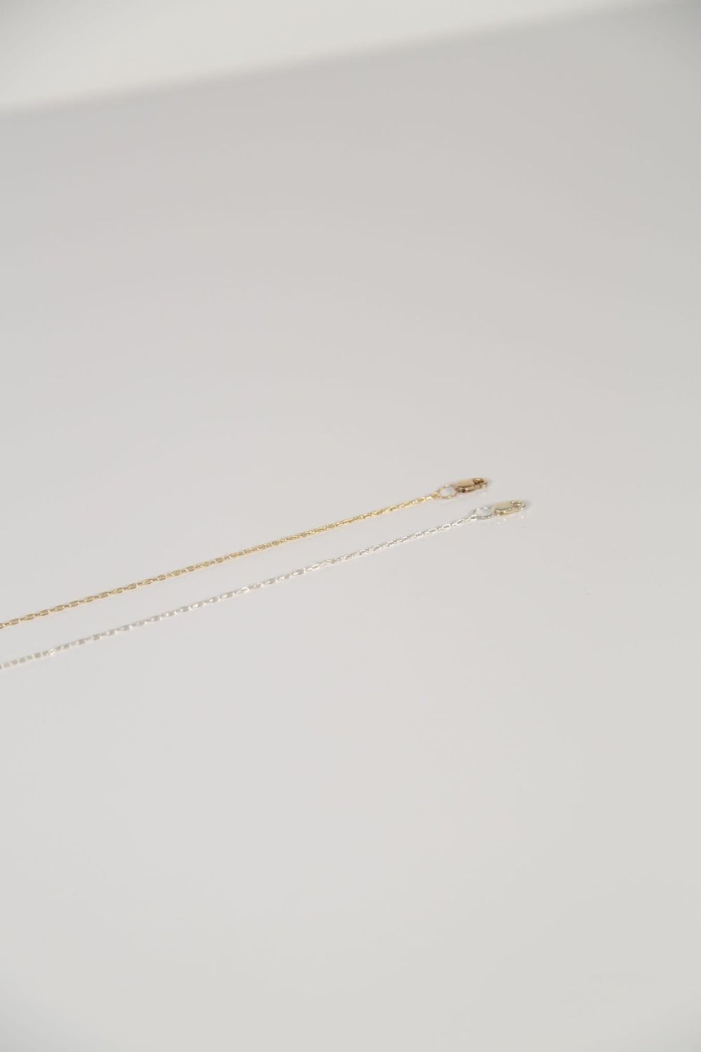 Lonewolf Tiny Paperclip Necklace 14K Gold Fill