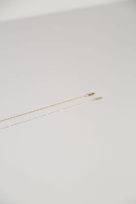 Lonewolf Tiny Paperclip Necklace 14K Gold Fill