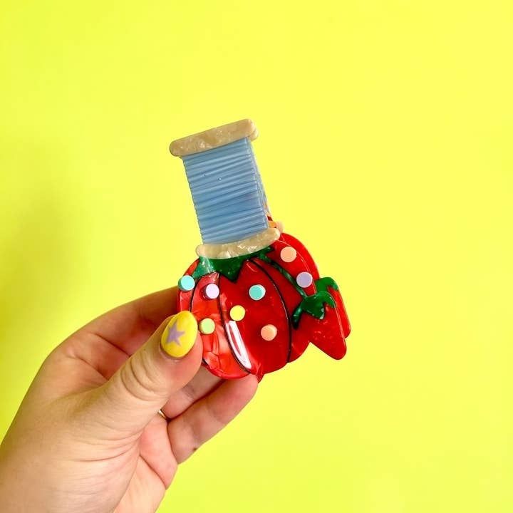 The Peach Fuzz Pin Cushion Hair Claw