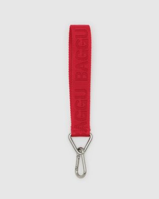 Baggu Logo Keychain Red