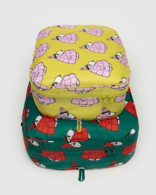 Baggu Large Packing Cube Set Puffer Snoopy
