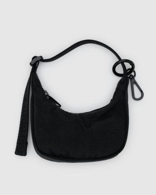 Baggu Bag Charm Crescent Black