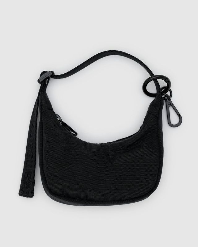 Baggu Bag Charm Crescent Black