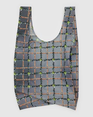 Baggu Reusable Bag Big Beaded Plaid