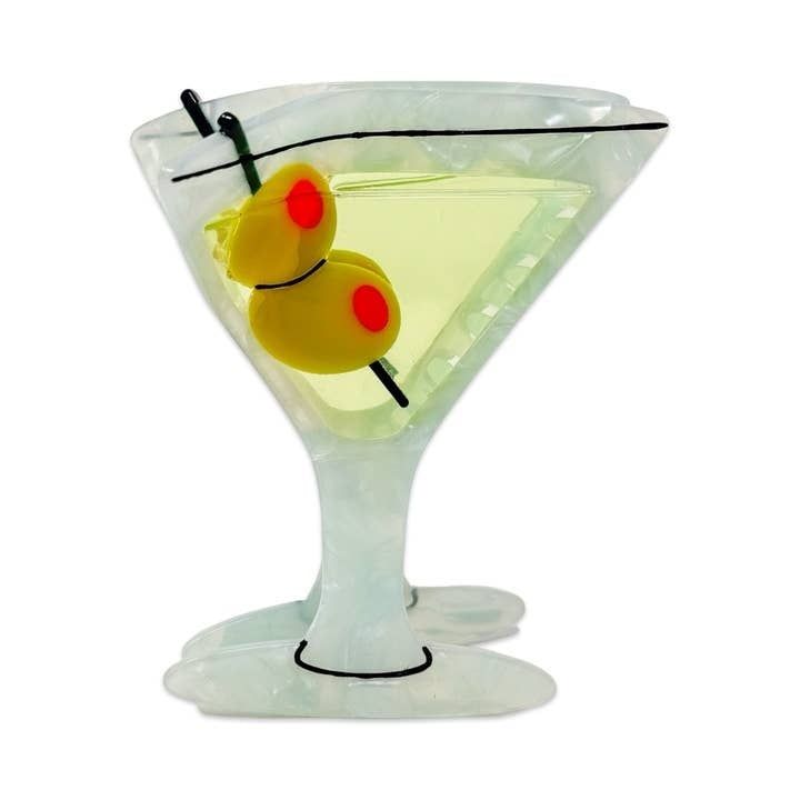 Jenny Lemons Large Martini Hair Claw