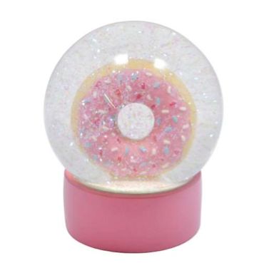 Donut Waterglobe Resin Decor