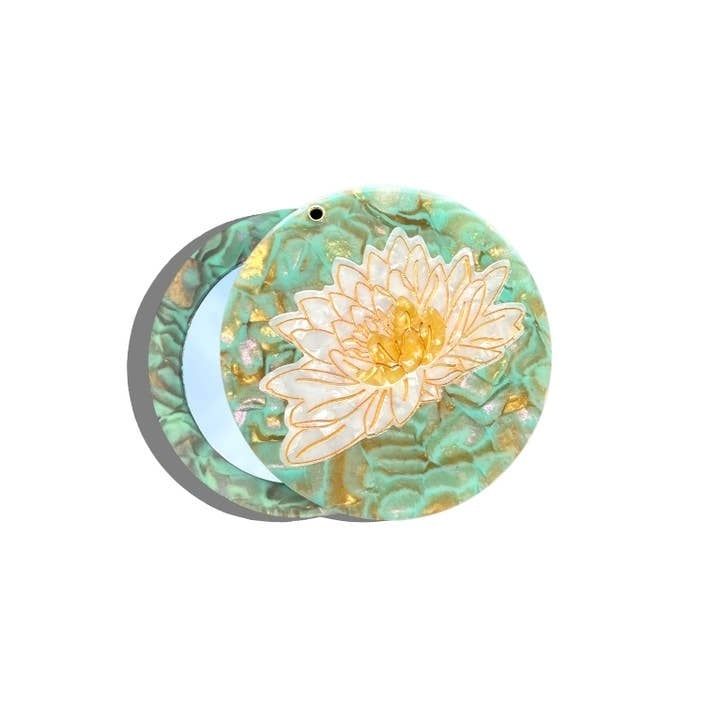 Solar Eclipse Waterlily Compact Compact Mirror