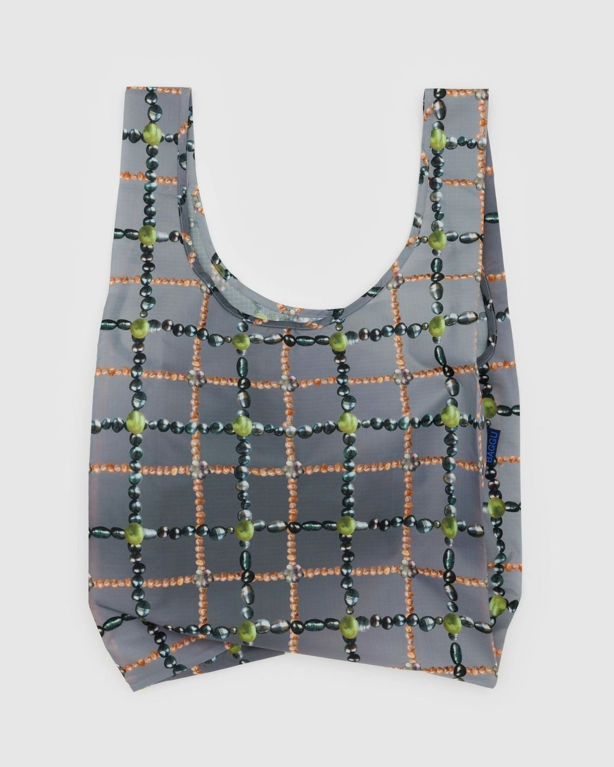 Baggu Reusable Bag Standard Beaded Plaid