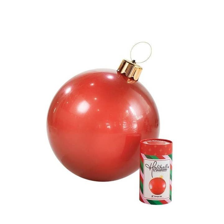Holiball Medium Vintage Red 18&quot;