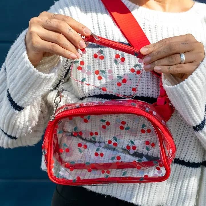 Living Royal Keychain Pouch Red Cherries