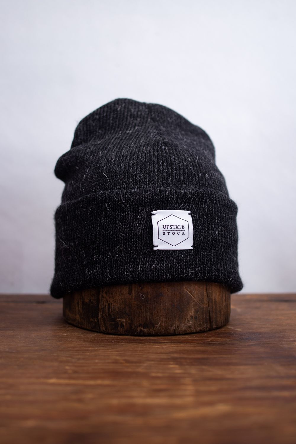 Upstate Stock Mohair Beanie  Black