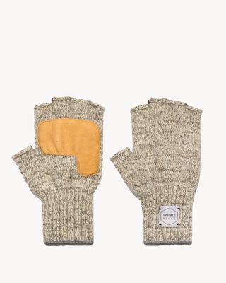 Upstate Stock Fingerless Oatmeal with Natural Deerskin