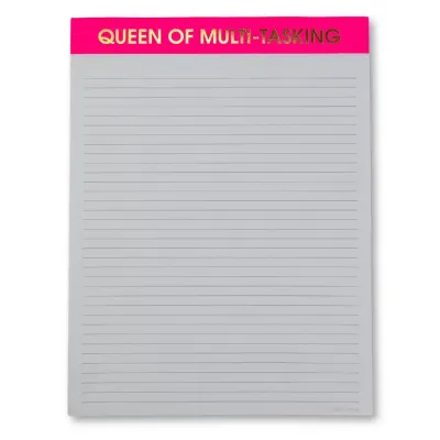 Large Notepad - Queen of Multi-Tasking