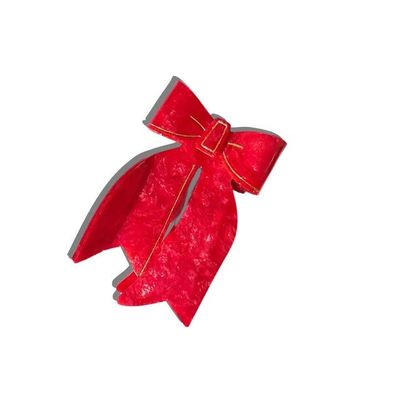 Solar Eclipse Festive Red Bow Hair Claw