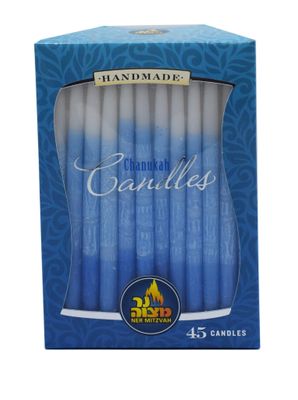Chanukah Candles Blue &amp; White
