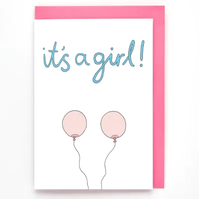 Girl Baby Card