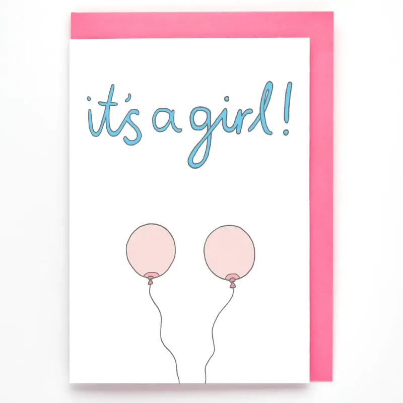 Girl Baby Card