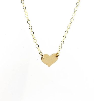 Selah Vie Gold Heart Necklace 14k gold filled