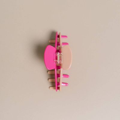 NAT + NOOR Large 5" Hair Claw Dragon Fruit