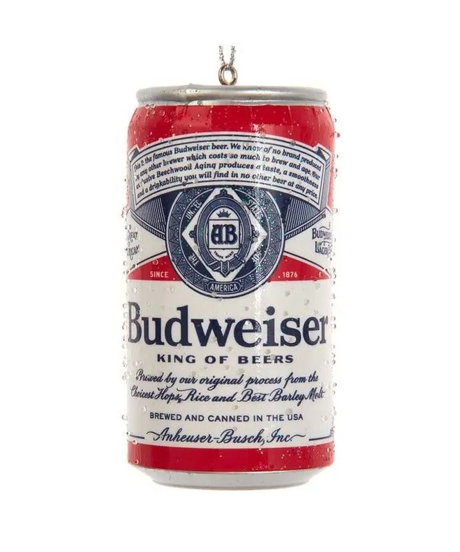 Budweiser Can Blow Mold Ornament