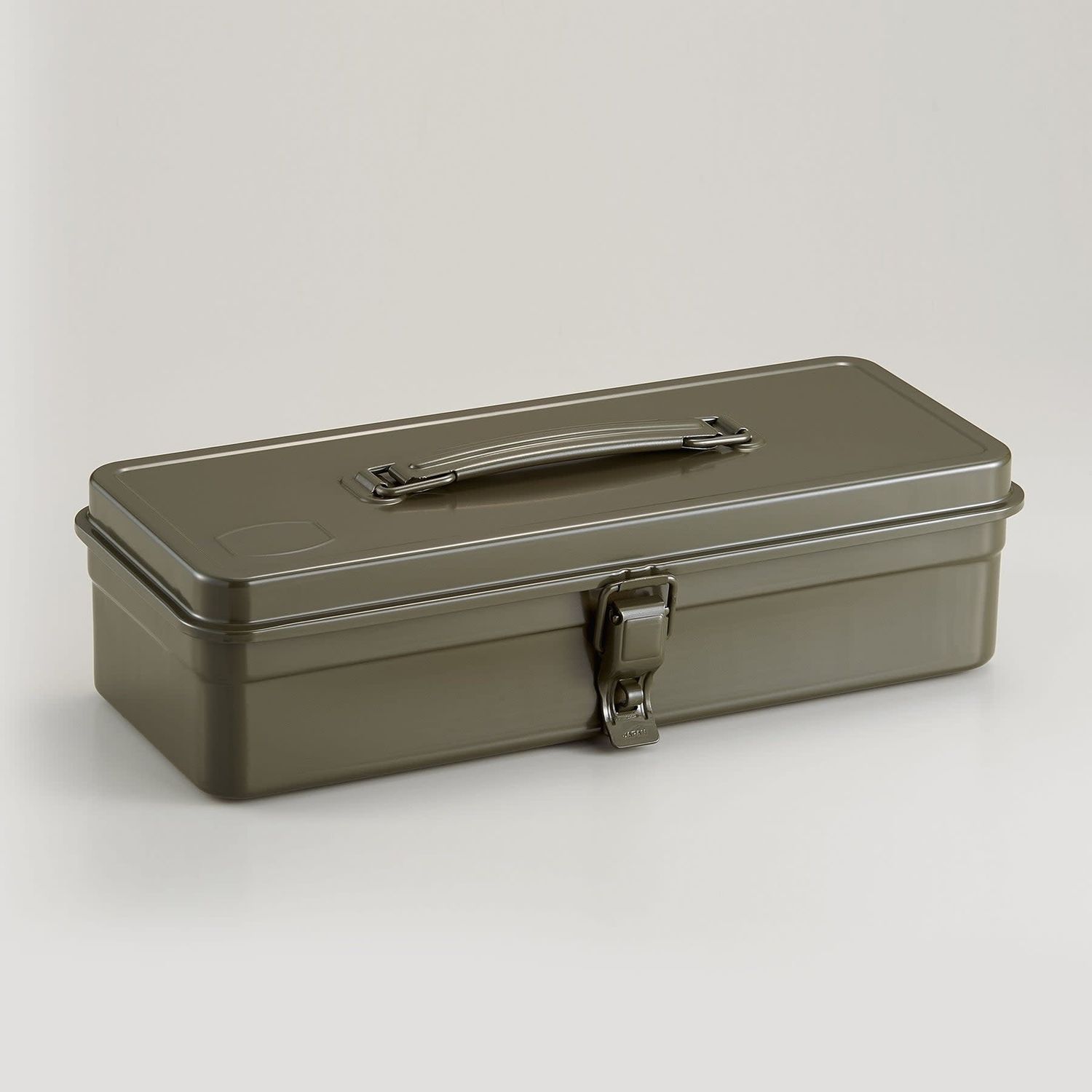 Toyo Flat Lid Top Handle Toolbox T-320 Military Green